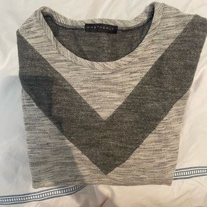 Revolve perfect condition long sleeve gray sweater